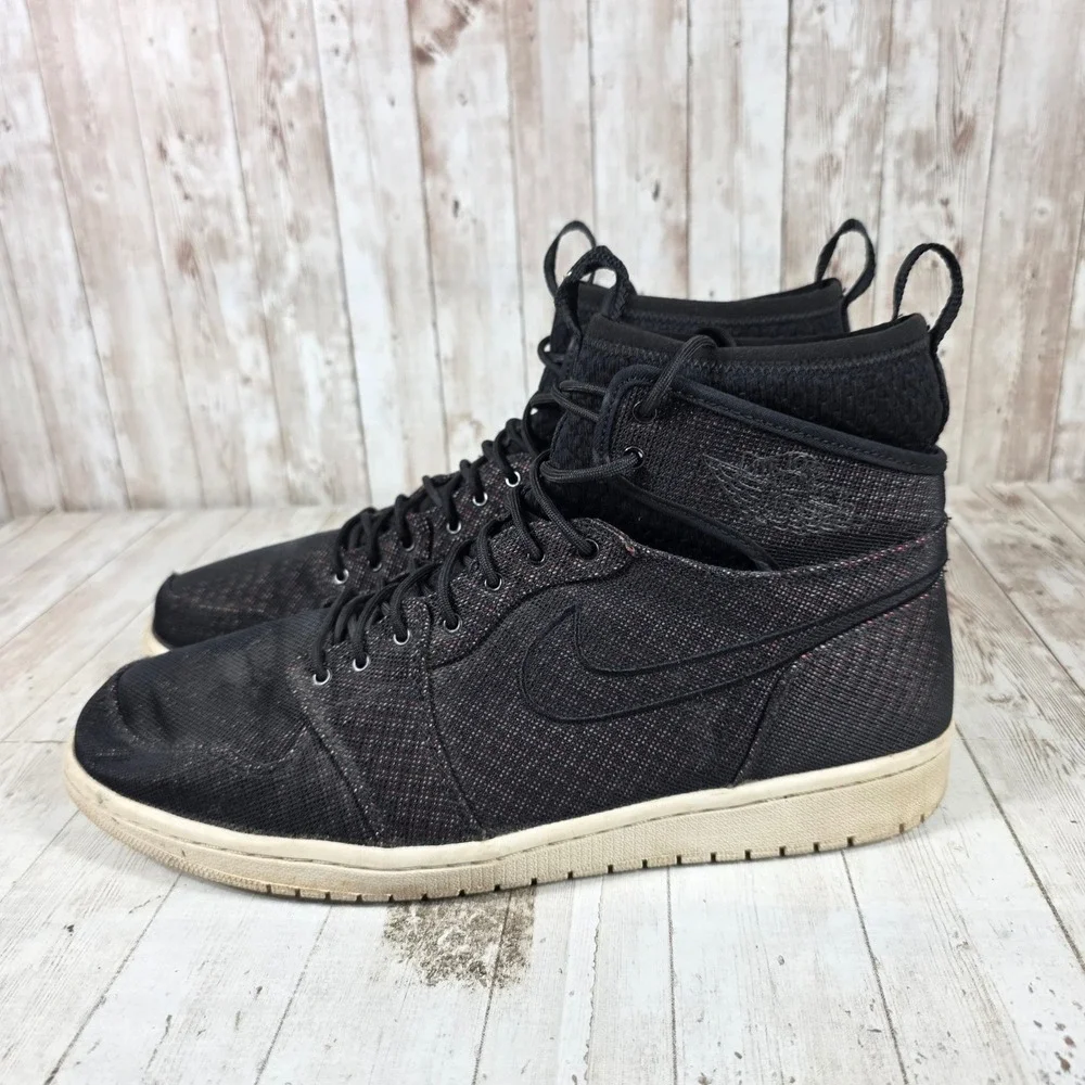 Jordan Air Jordan 1 Ultra High Black Sport Royal 844700-050 Mens Size 15